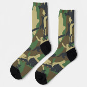 Chaussette Camouflage vert de l'armée Camo Imprimer la chasse (Gauche)