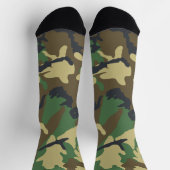 Chaussette Camouflage vert de l'armée Camo Imprimer la chasse (Haut)