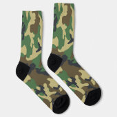 Chaussette Camouflage vert de l'armée Camo Imprimer la chasse (Droite)
