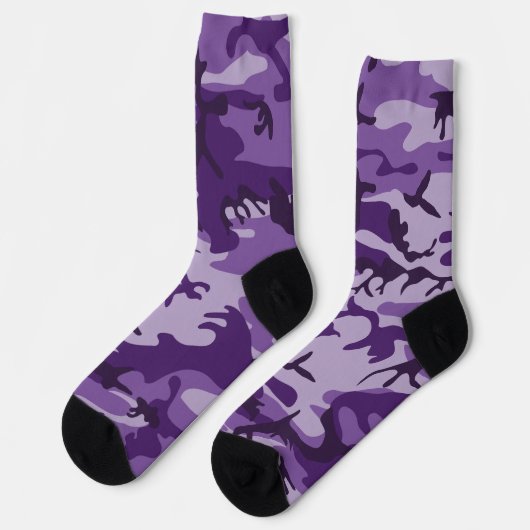 Chaussette Camouflage violet, Armée (Gauche)