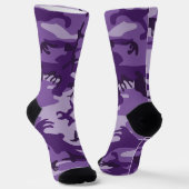 Chaussette Camouflage violet, Armée (Angulaire)