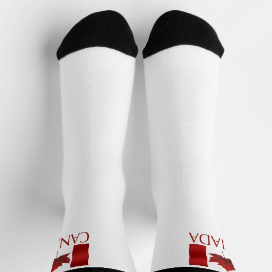 Chaussette Canada Flag Socks Canada Souvenir Socks Customize (Haut)