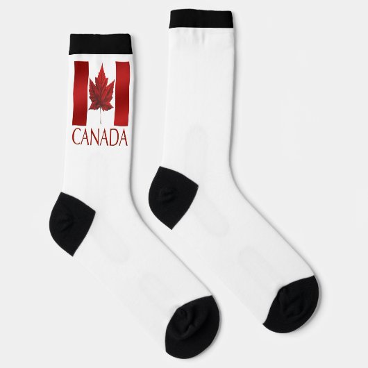 Chaussette Canada Flag Socks Canada Souvenir Socks Customize (Droite)