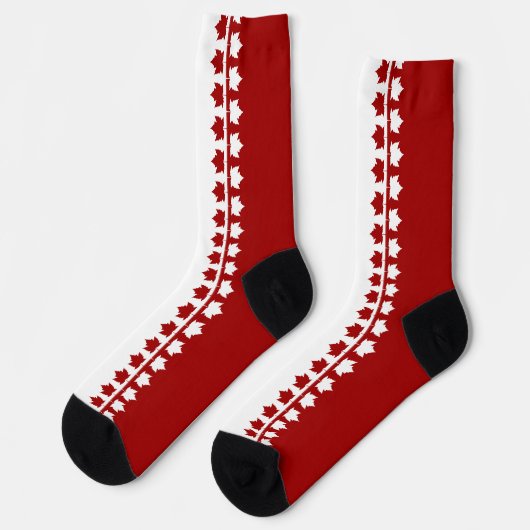 Chaussette Canada Socks Canada Souvenir Socks Customize (Gauche)