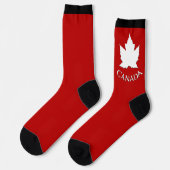 Chaussette Canada Socks Canada Souvenir Socks Customize (Gauche)