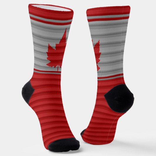 Chaussette Canada Socks Winter Canada Maple Leaf Socks  (Angulaire)
