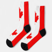 Chaussette Canadian Flag Patriotic Canada National Pride (Gauche)