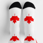 Chaussette Canadian Flag Patriotic Canada National Pride (Haut)