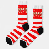 Chaussette Candy Cane Noël  (Gauche)