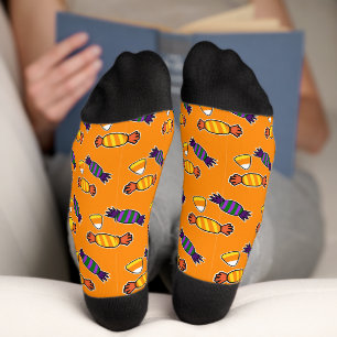 Chaussette Candy d'Halloween moderne et drôle