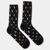 Chaussette Candy Halloween Motif sans couture (Droite)