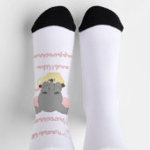 Chaussette Cappuccino de cacao de souris (Haut)