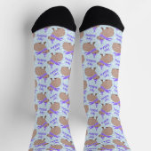 Chaussette Capy Anniversaire Capybara Funny Chaussettes Amour (Haut)