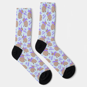 Chaussette Capy Anniversaire Capybara Funny Chaussettes Amour