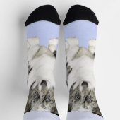 Chaussette Cardigan Welsh Corgi Peinture - Art Chien original (Haut)