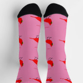 Chaussette Cardinal rouge oiseau Thunder_Cove (Haut)