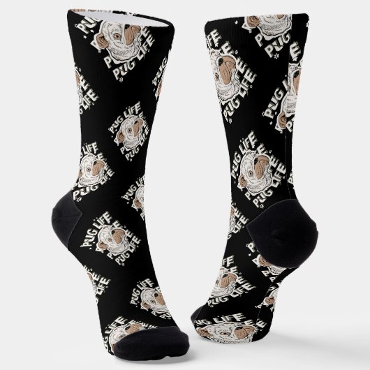 Chaussette Carlin Vie Animal Chien (Angulaire)