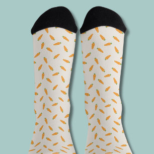 Chaussette Carottes motif légume