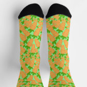Chaussette Carottes Oranges Et Vertes (Haut)