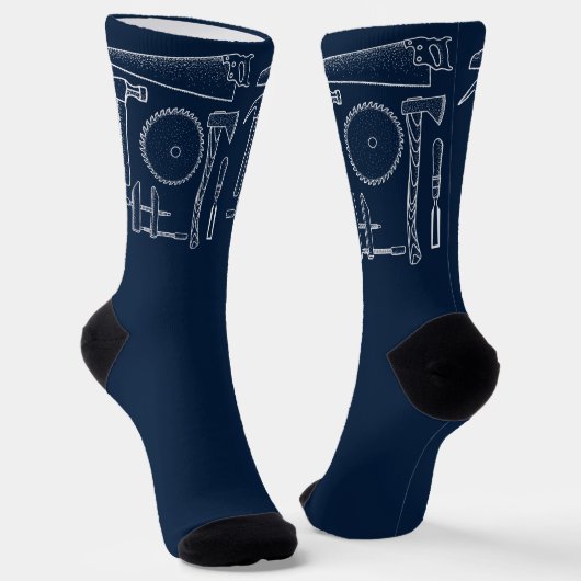 Chaussette Carpenters Outils Travail du bois (Angulaire)