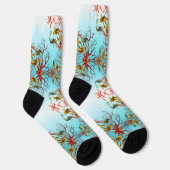 Chaussette Carpes et coraux (Droite)