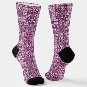 Chaussette Carreau de Delft motif national ethnique néerlanda