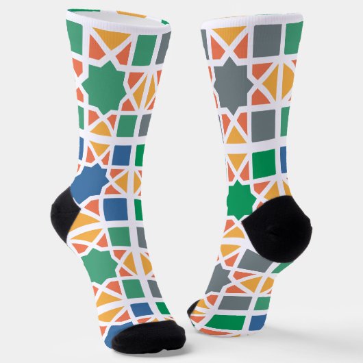 Chaussette Carreaux Andalous 4 (Angulaire)