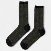 Chaussette Carreaux de métal gris Chaussettes d'effet (Gauche)