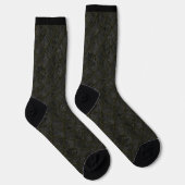 Chaussette Carreaux de métal gris Chaussettes d'effet (Droite)