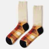 Chaussette Carreaux et Abondance (Gauche)