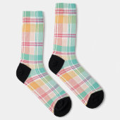 Chaussette Carreaux Vichy Multicolores (Droite)
