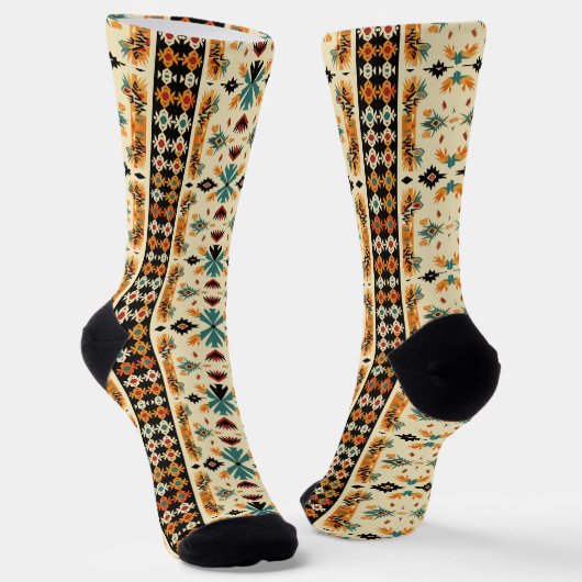 Chaussette Carrelage motif indien cool (Angulaire)