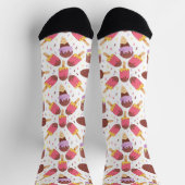 Chaussette carrelage pour les amateurs de crème glacée (Haut)