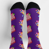 Chaussette Carte BINGO avec boules BINGO (Haut)