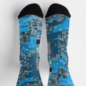 Chaussette Carte circuit bleu circuit imprimé à circuit impri (Haut)
