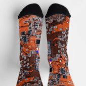 Chaussette Carte circuit imprimé circuit orange PCB (Haut)