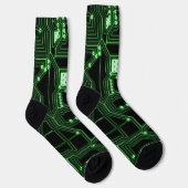 Chaussette Carte Neon Green Circuit (Droite)