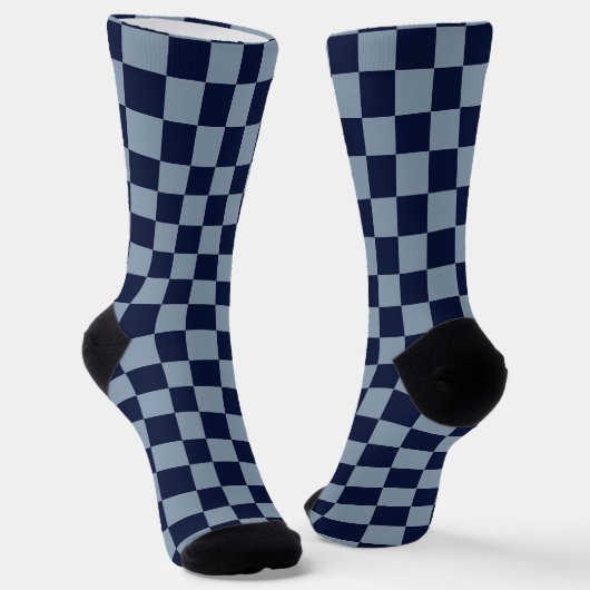 Chaussette Carton bleu foncé et bleu clair (Angulaire)