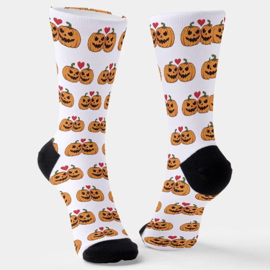 Chaussette Cartoon Pumpkins (Angulaire)