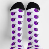 Chaussette Casques de football violets (Haut)