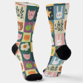 Chaussette Cat Animaux mignonette (Angulaire)