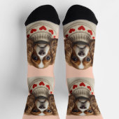 Chaussette Cavalier cœur d'amour (Haut)