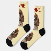 Chaussette Cavalier Cœur d'amour (Gauche)