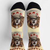 Chaussette Cavalier Cœur d'amour (Haut)