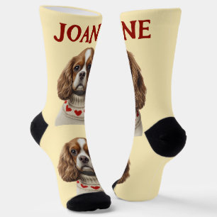 Chaussette Cavalier Cœur d'amour