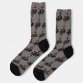 Chaussette Cavalier de Rodéo Occidental Équitation de Cheval (Gauche)