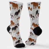 Chaussette Cavalier King Charles Spaniel Paws and Bones (Angulaire)