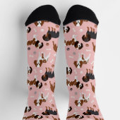 Chaussette Cavalier King Charles Spaniel Paws and Bones Socks (Haut)