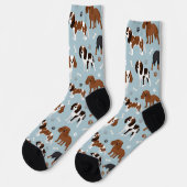 Chaussette Cavalier King Charles Spaniel Paws and Bones Socks (Gauche)