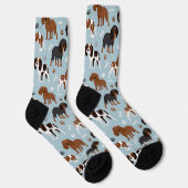 Chaussette Cavalier King Charles Spaniel Paws and Bones Socks (Droite)
